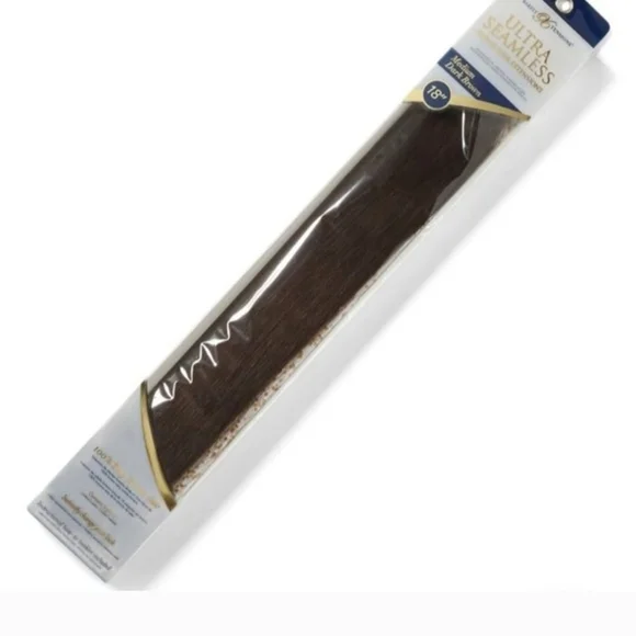 Ultra Seamless 18" Clip-In Hair Extensions - Medium Dark Brown - Picture 2 of 5